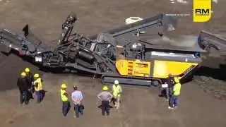 RM 80GO! | mobile crusher processing asphalt in Denver, CO - U.S.A.