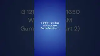 [Part 2] i3 12100F GTX 1650 Game Test | GTX 1650 Gaming Test | 12100f Gaming Test | HDXT TECHZ