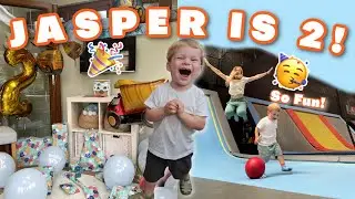 A BOUNCY BIRTHDAY! Jasper Turns 2
