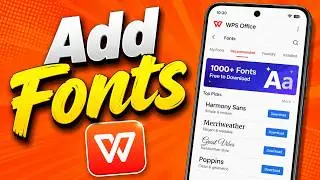 How To Add Fonts On WPS Office Mobile Tutorial [2026 Guide]