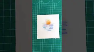 Paper quilling scenery 