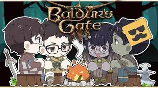 ONE BRAINCELL, FOUR FRIENDS - Baldur's Gate 3 with Lilypichu, DisguisedToast, and Boxbox