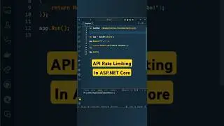 Implementing Rate Limiting in ASP.NET Core: Fixed Window Strategy!  #coding #api #rate #limiter