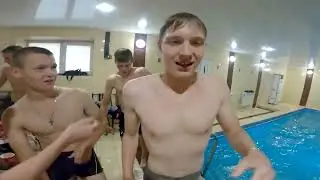 День Рождение в сауне, Серега за рулём...