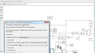 Free download of Matlab simulation file for Protection of transformer by differential relay
