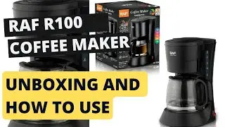 Coffee Maker RAF R100 Unboxing and How to Use | Perfect Coffee Every Time!