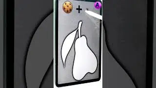 Satisfying Color Blending 🍐🍪🍫=❓ Art #procreate #shorts #ipad #arttiktok #Satisfyingart @ArtwithA.