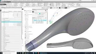Моделирование душевой лейки в Компас-3D