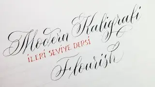 Modern Kaligrafi İleri Seviye Dersi - Flourish/Süsleme - Duyuru