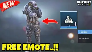 *CAT LIKE* NEW FREE EMOTE + FREE CHARACTER REWARD || COD MOBILE SEASON 12 LEAKS
