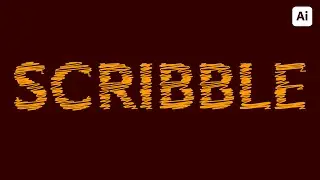 Adobe Illustrator Scribble Text Tutorial | Hand-Drawn Effect Made Simple