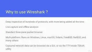 20   What is Wireshark and why should you learn it