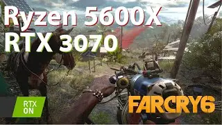 Far Cry 6 Ultrawide Ray Tracing Benchmark | 21:9 | 2560x1080 | RTX 3070 | Ryzen 5 5600X