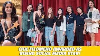 Chie Filomeno awarded as Rising Social Media Star! | Star Magic Inside News