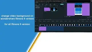 change video background on wondershare filmora in urdu  /  change video background on filmora 9 0 3