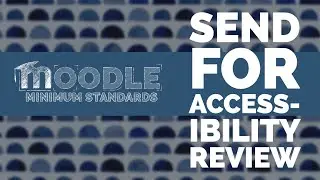 Submit your Moodle page for an Accessibility Review