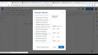 Cara Mengatur Ukuran Kertas di Gogle Dokumen