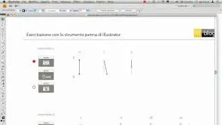Esercizi con il pennino e le curve di bezier parte1