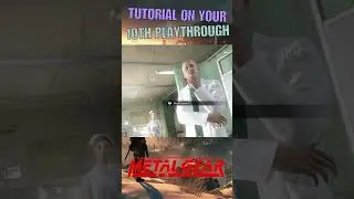 When You Do The Tutorial on Your 10th Playthrough #gaming #shorts
