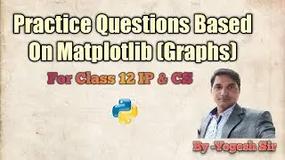 Practice Questions Based on Graphs(Matplotlib)
