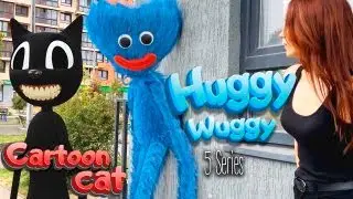 Huggy Wuggy vs Cartoon Cat in real life part 1