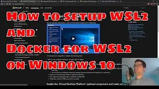 How to setup #WSL2 and #Docker for WSL2 on #Windows 10