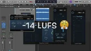 How to do Basic Mastering using Gain and Limiter effects in Logic Pro X.