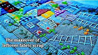 💎The makeover of leftover fabric scrap┃Idea of sewing project┃ Special gift 