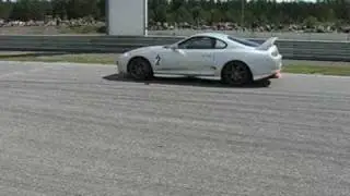 Toyota Supra Flames