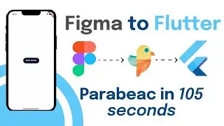 How to Convert Figma to Flutter | Parabeac Nest Demo in 105s