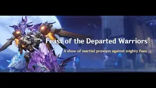 Genshin Impact New Event - Feast of the Departed Warriors Day1 (6000pts as a F2P user)  C0 Wanderer