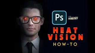 Giving the new Superman heat vision! // Adobe Photoshop | How-To #superman #photoshoptutorial