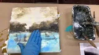 Different encaustic and oil art techniques, with artist Theresa Stirling