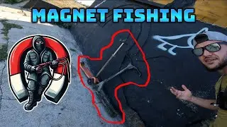MAGNET FISHING PE LACUL MORII - AM GĂSIT CRUCI, TROTINETE ȘI RACI