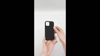 Силиконовый чехол для iPhone 12 mini черный
