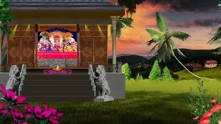 Lord Jagannath with Nature Background Video Effects || Sri Jagannath Loop Video @satishdesigngraphy