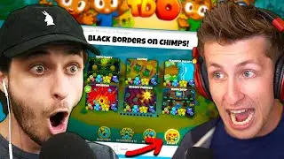 Reacting to Black Borders on EVERY EXPERT CHIMPS Map (BTD 6)