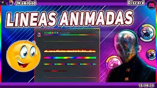🟣 Líneas Animadas separadoras 💠 Discord 📡 JKamiGod