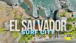 Surf City - La Libertad, El Salvador 4K