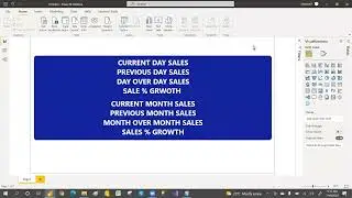 CURRENT DAY,PREVIOUS DAY,CURRENT MONTH,PREVIOUS MONTH,VARIANCE AND PERCENTAGE GROWTH IN POWER BI