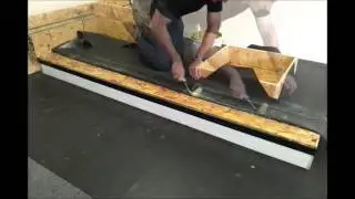 Apply EPDM Roofing Membrane to Perimeter Edges