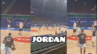 Team Jordan's Warm-up Exercises | JORDAN VS GREECE