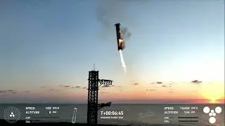 SpaceX запустил пятый Starship и поймал первую ступень