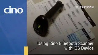 Using Cino Bluetooth Scanner with iOS Device