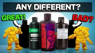Finding my FAVORITE Resin for 3D-Printed Miniatures!