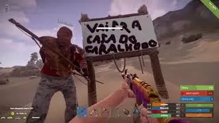 Rust v1381- Treta com os bichos e players