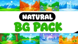 Introducing NATURAL Cartoon Roblox Backgrounds Pack!