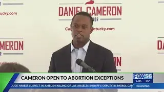 GOP gubernatorial candidate signals support for rape, incest exceptions to Kentucky abortion law