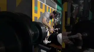Жим лёжа 130кг в 15 лет 66кг