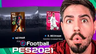 TIREI O NOVO NEYMAR E O BECKHAM ICON NO PES PACK PENING!